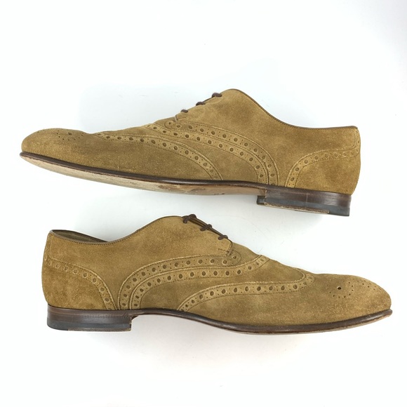 Gucci suede wingtip oxford main image 6